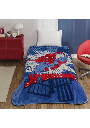 Lisanslı Spiderman Pop Tek Kişilik Battaniye 000000001000051503 Çok Renkli