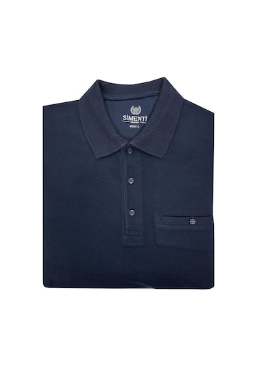 Classics Men Regular Fit Erkek Polo Yaka Selanik Kazak-7136 Lacivert