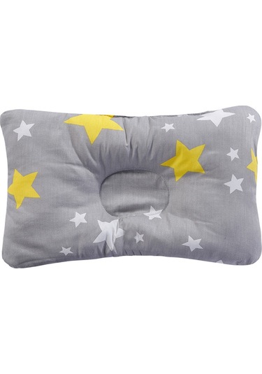 Yenidoğan Bebek % 100% Pamuk Bebekler Yastık Karikatür Uyku No.08 Ekru