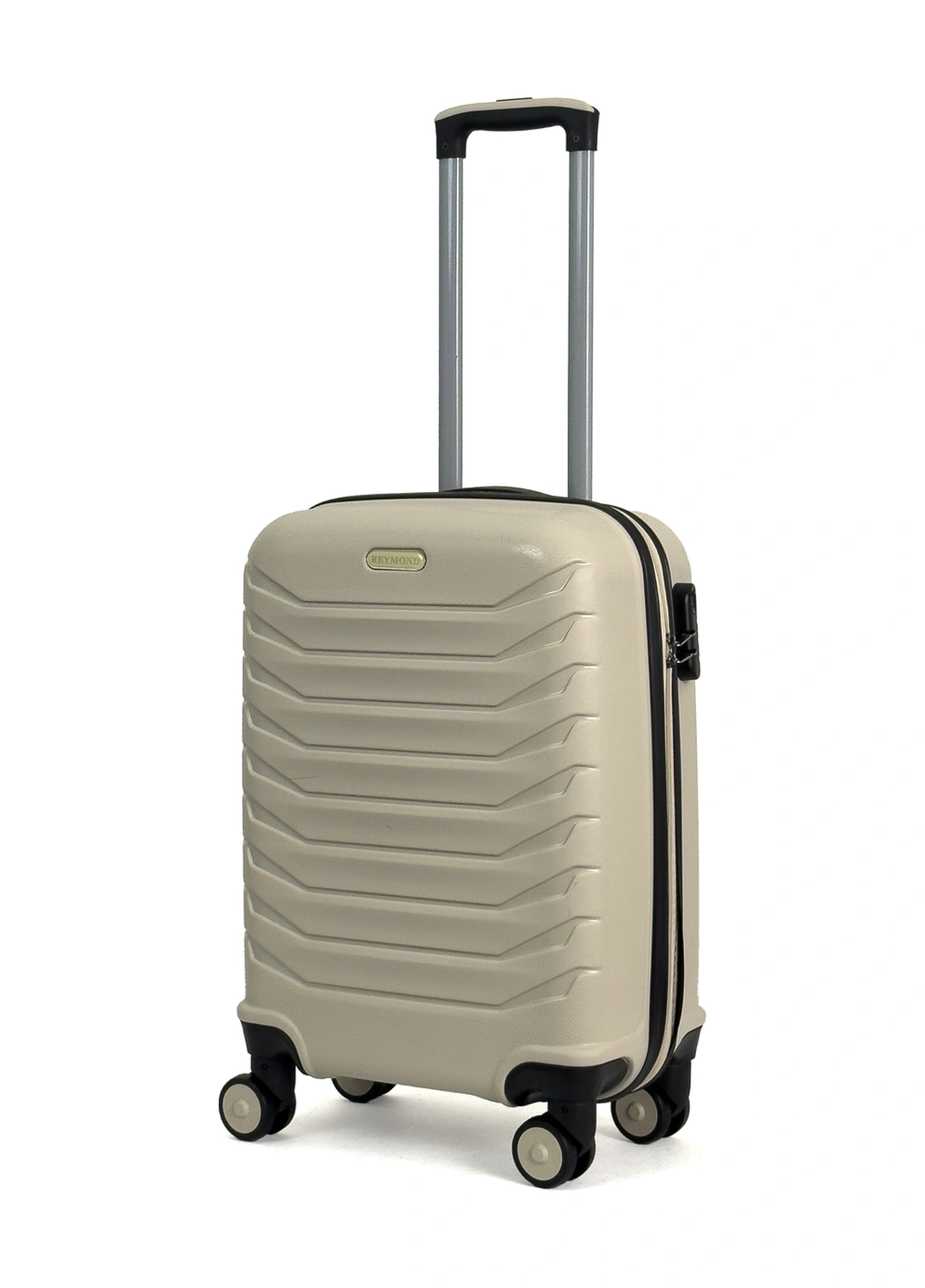 Lora Pp Polipropilen Kırılmaz Valiz, Kabin Boy Bej