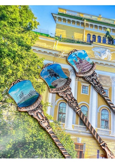 Bjorn "saint Petersburg" Hatıra Kaşığı Seti, 3 Parç 406211318