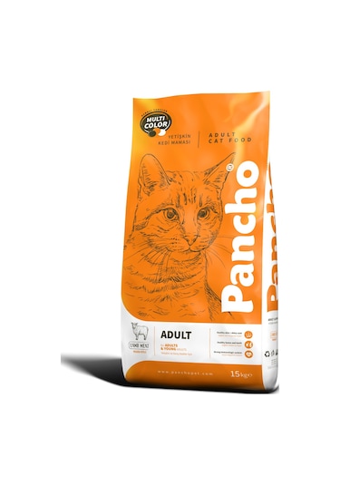 Pancho Gourmet Gurme Kuzu Etli Yetişkin Kedi Maması 15 KG