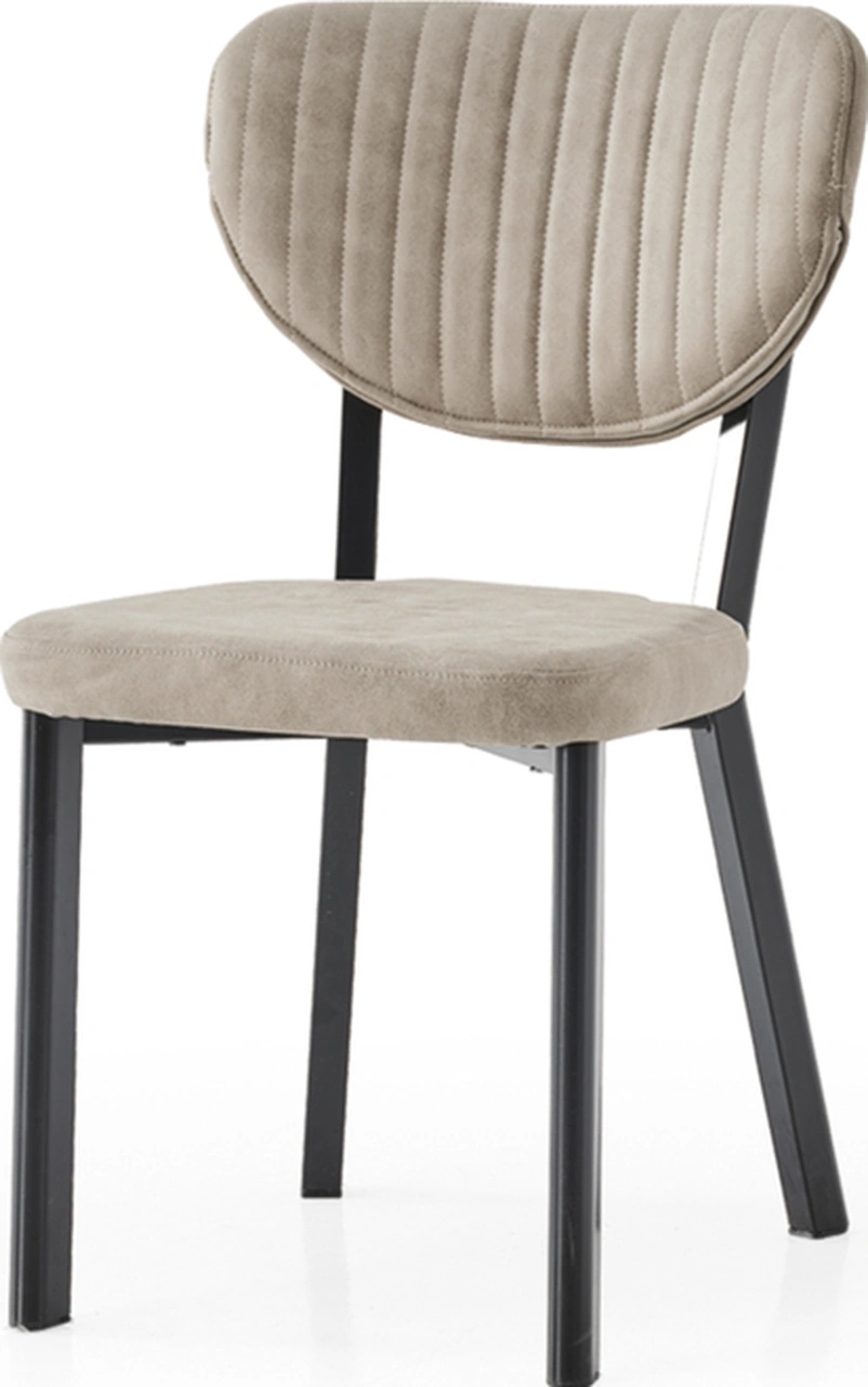 Dengema Koza Bank Yemek Masası Takımı 80 120 Cm Gri Mermer, 2 Antrasit Bank, 2 Sandalyeli Gri Mermer - Antrasit Bank