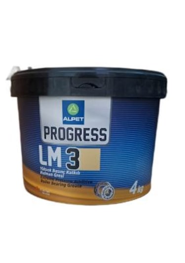 Alpet Progress LM No:3 Plastık Sarı Gres 4 KG