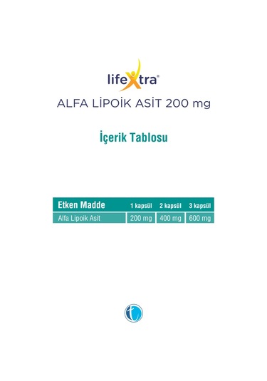 Lifextra Alfa Lipoik Asit 90 Kapsül