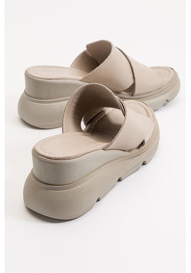 Zeyn Shoes 7673 Gri Kadın Terlik 001