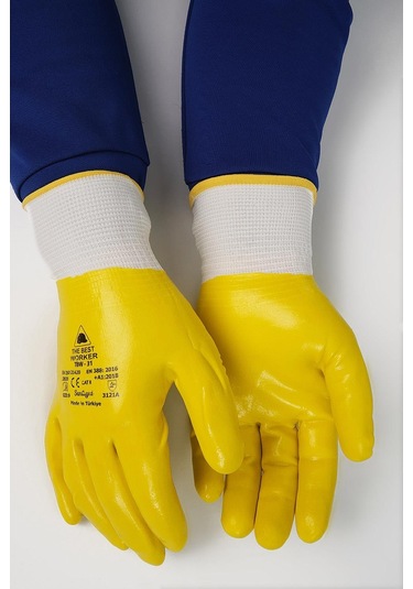 Bestguard Tbw31 Tam Kaplı Sarı Eldiven