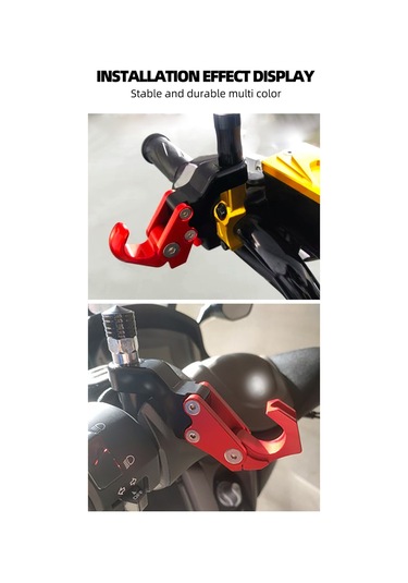 Dinosaurs Kırmızı, Honda Pcx150 Pcx160x-adv750 Motosiklet Modifiye Kanca Dikiz Aynası Montaj Kancası İçin Uygundur Gosterildigi Gibi