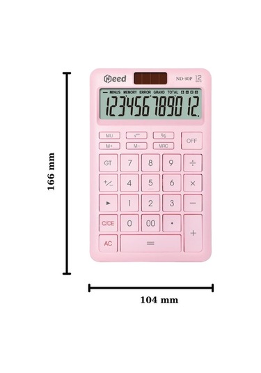 Need Nd-30p Pastel Pembe Hesap Makinesi Pembe