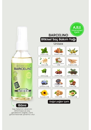 Morfose Barcelino Saç Bakım Yağı 150 ML