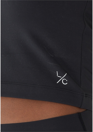 L Couture Halter Yaka Kadın Spor Sütyeni Siyah