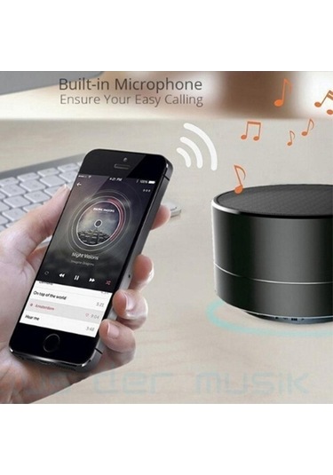 Taşınabilir Metal Subwoofer Kablosuz Bluetooth Hoparlör Bilgisayar Mini Bluetooth Ses Mp3 Müzik Çalar