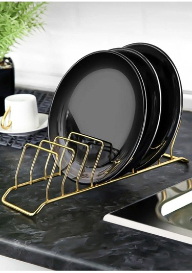 Magic Objects Tezgah Üstü Tabaklık Bulaşıklık, 9 Bölmeli Gold Bulaşıklık Düzenleyici Gold
