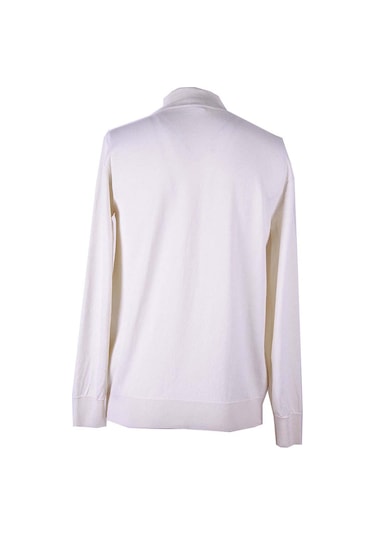 Trender Yarım Fermuarlı Krem Erkek Kazak Alp01 Krem