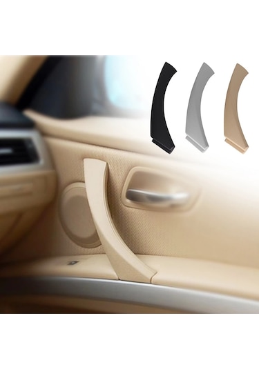 Bej Sağ-sağ/sol Yan İç Kapı Paneli Kolu Çekme Trim Kapağı Bmw E90 E91 3