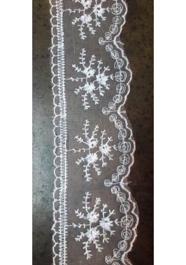 Hugoy Lüks Güpürlü Bebek Beşik Cibinlik + Demir Mavi