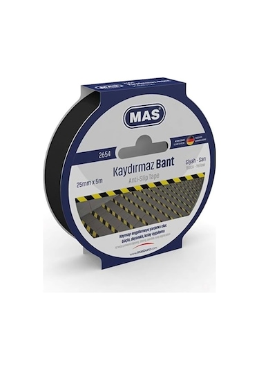 Mas Kaydırmaz Bant 25Mmx5Mt Siyah