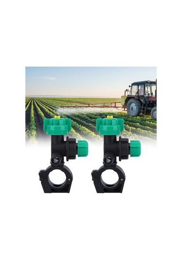 Tarım Püskürtücü Nozul, Çiftlik Çim Püskürtücü, 2pcs Harici İplik Tarımsal Püskürtücü Fan Şeklindeki Püskürtme Nozumu Bahçe İçin