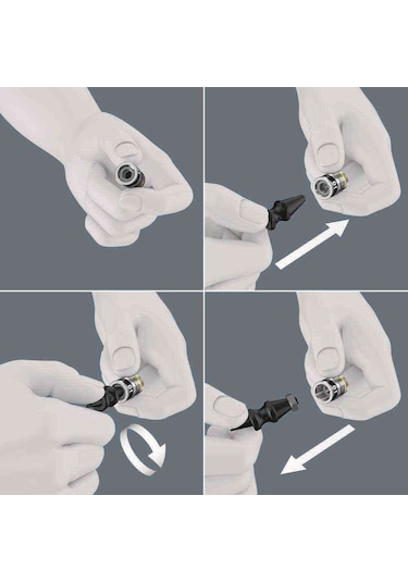 Wera 8100 Sa Zyklop 42 Parça Cırcır Lokma Seti 1/4'' 05003755001