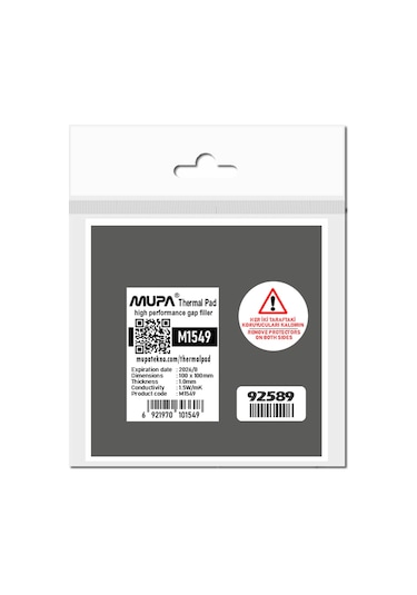 Mupa Termal Ped / Thermal Pad 1.0Mm 1.5W/Mk 10X10Cm M1549