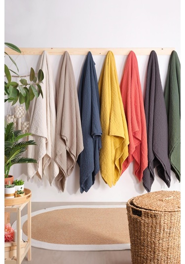 İyi Geceler İstanbul Zen Stone Krem Çift Kişilik %100 Pamuk Yatak Örtüsü Seti Krem