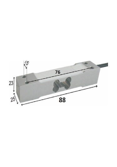 Alüminyum Yüksek Hassasiyetli Yük Hücresi-Loadcell  Czl-A 40 ML