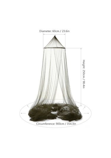 Padalink Asker Yeşili 60x250x900cm Kubbeli Tavan Cibinliği - Yüksek Yoğunluklu Hava Sirkülasyonu, Kolay Kurulum, İç Ve Dış Mekan Kullanımı İçin İdeal. Diğer Çok Renkli