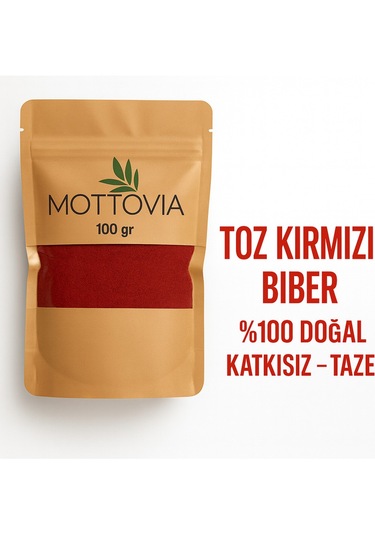 Organik Kırmızı Tatlı Biber Tozu 100 Gr