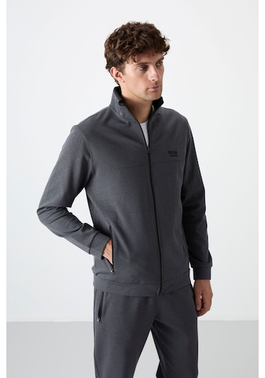 Tommy Life Hugo Koyu Gri Jogger Erkek Eşofman Takım - 85198 Koyu Gri