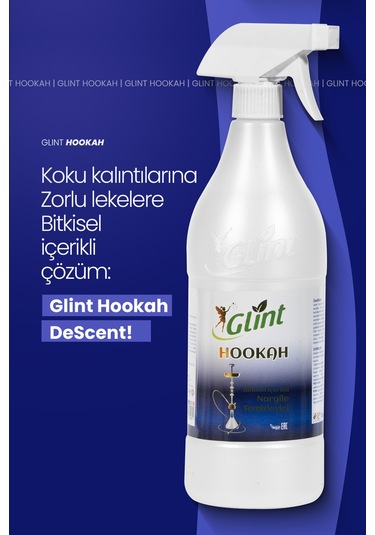 Glint Hookah 2x1 Litre Bitkisel İçerikli Nargile Temizleyici