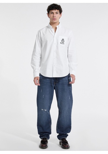 Guess Erkek Gömlek-m5yh64whfk1 Beyaz