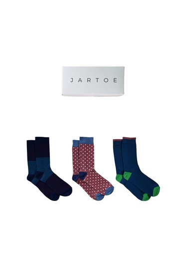 Kadın Tiana 3'lü Soket Çorap Renkli