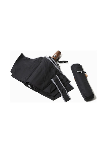 Bosile Parachase 3216 A5 Premium Scotch Line Otomatik 3 Kademeli Şemsiye Siyah