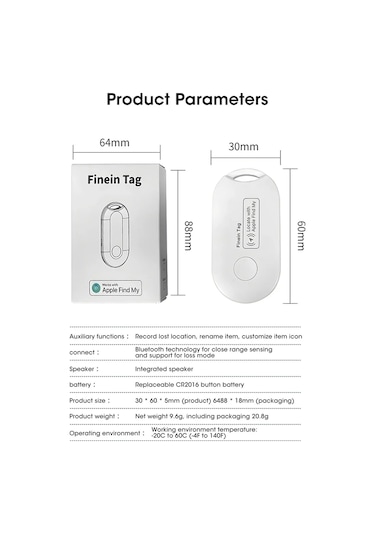 Tenfowee "find My Uyumlu Bluetooth Anahtar Bulucu - Uzun Pil Ömrü Ve Küresel Konum Takip Özelliği İle Eşyalarınızı Kolayca Bulun" Tenfowee "find My Uyumlu Bluetooth Anahtar Bulucu - Uzun Pil Ömrü Ve Küresel Konum Takip Özelliği İle Eşyalarınızı Kolayca Bulun"
