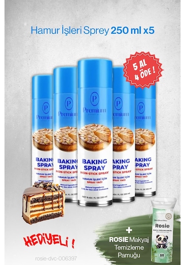 Premium Hamur İşleri 250 Ml, 5 Al 4 Öde Hediyeli