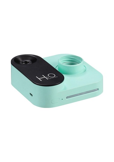 Kamera Şekli Maden Suyu Şişesi Nemlendirici Ev Ofis Aromalı Uçucu Yağ Difüzör Usb Sisleyici Mist Maker Gece Işığı İle Pembe