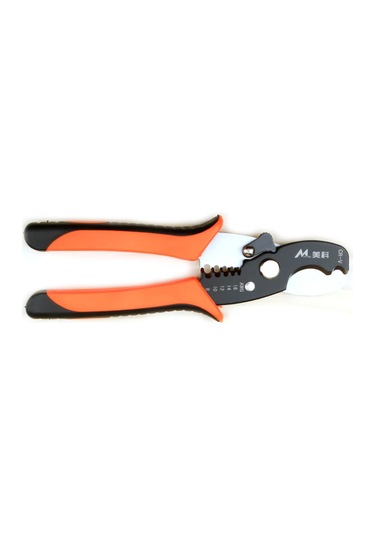 Neevoyu Mc05101-2 Elektrikçi Telli Kablo Soyucu 175mm , Çok Fonksiyonlu El Aleti, Kablo Çekirdeğini Hasarmaz, Pvc El Kolu İle Konforlu Kullanim