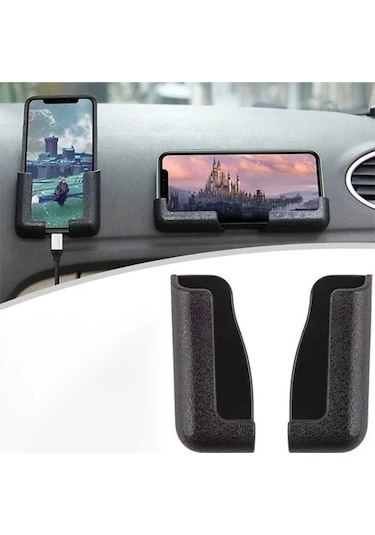 Yapışkanlı Telefon Tablet Standı Telefon Tutucu Siyah