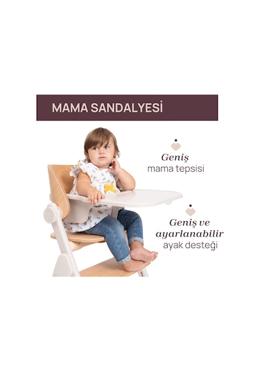 Chicco Meravıglıa Mama Sandalyesi Fossıl 05087149190000