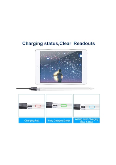 Novstrap DZ870 Samsung Galaxy Tab A9 SM-X110 - A9 Plus SM-X210 Uyumlu Dokunmatik Kalem Stylus Pencil