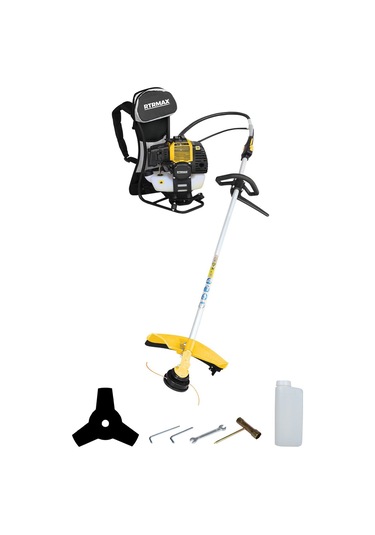 Rtrmax RTM9638 Benzinli Sırt Tipi Tırpan + Tırpan Bıçağı + Misina Başlığı Set