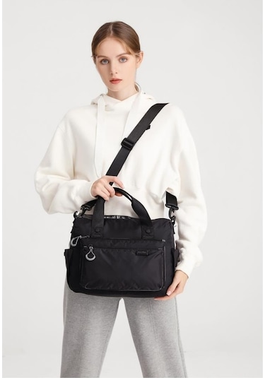 Smart Bags Ekstra Hafif Kumaş Kadın Postacı Çantası 3141 001