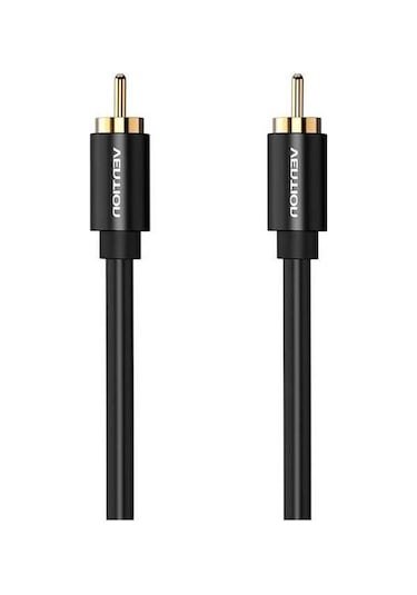 Besthome1 Vention Rca Koaksiyel Ses Video Kablosu, Altın Kaplama, Saf Bakır İletken, Spdif Uyumlu, Ev Sinema Sistemi, 2 Metre,