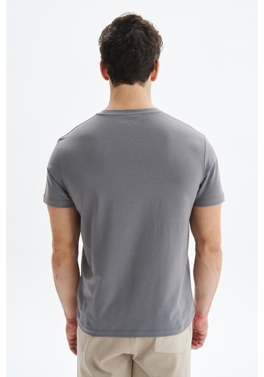 Arma Erkek Regular Fit Yazı Baskılı Süprem Bisiklet Yaka Tişört Y29344472702 Gri