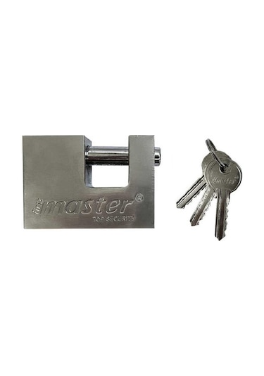 Master Kayar Milli Asma Kilit Saten Kaplama 80mm