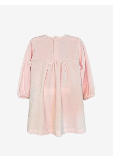 Flexi Kız Bebek Kadife Elbise-481 Pembe