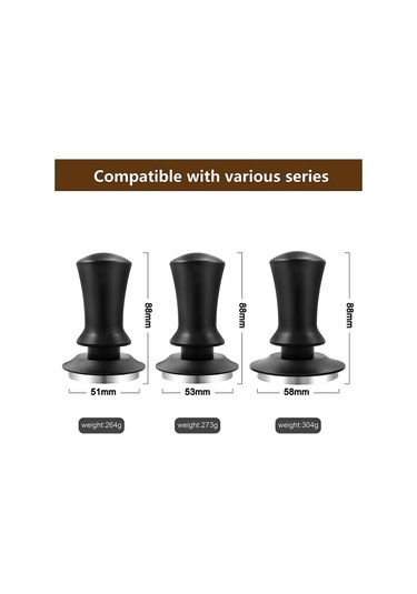 Metabagua Kahve Sabotajı, Espresso Sabotajı, Kalibre Yaylı, Gümüş 53mm Kqfj17 Gümüş