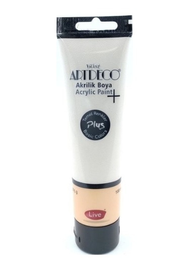 Plus Akrilik Boya 100ml Tüp 501 Çinko Beyazı 501 Çinko Beyazı
