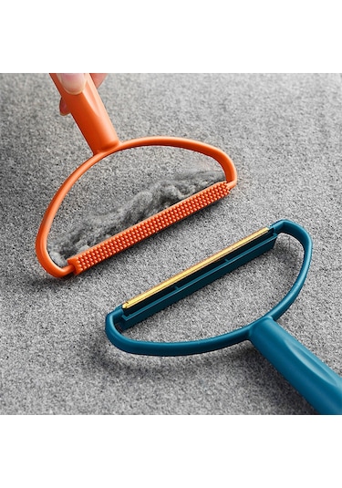 Sones Kıl Yapışan Topları Çıkarma Fırçası Kışlık Giysiler Yünlü Mont Manuel Epilasyon Ve Kıl Alma Fırçası Turuncu