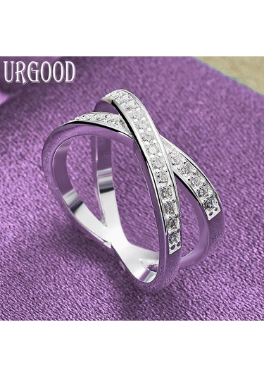 925 Ayar Gümüş Aaa Zirkon Yüzük Güzel Hediye Takı